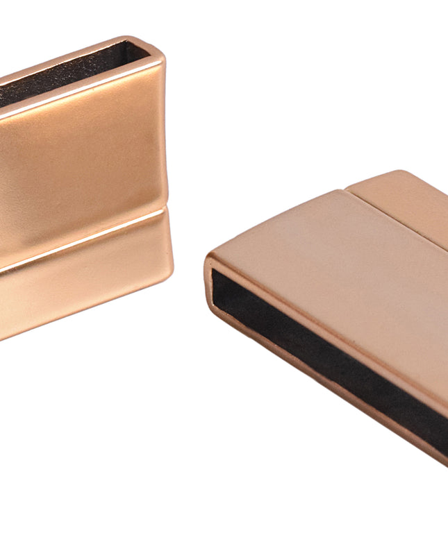 KONMAY 20 Sets 30.0x3.0mm Flat Magnetic Clasps for Jewelry, Bracelet Making