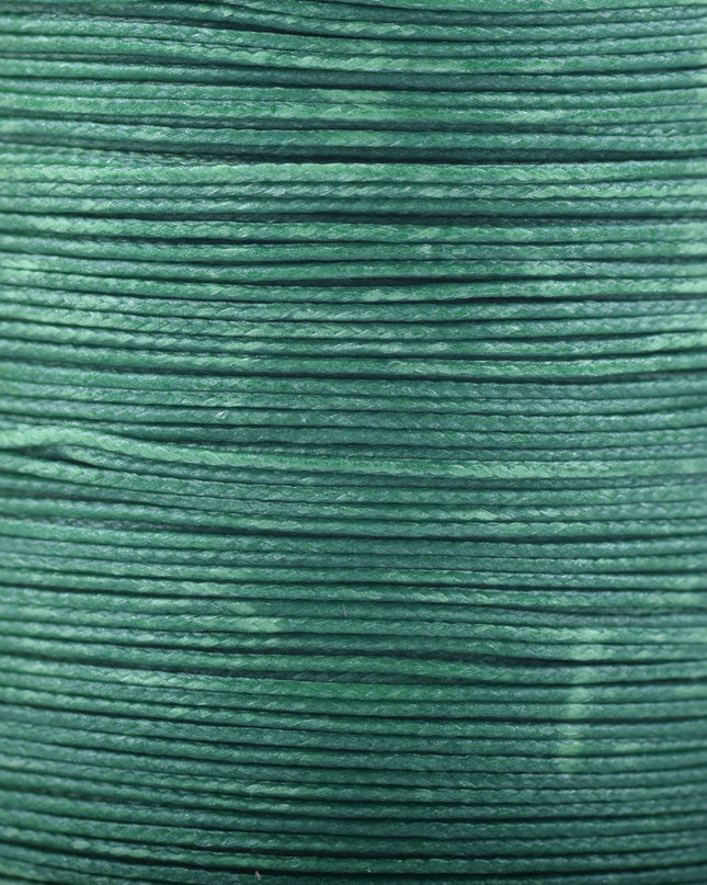 KONMAY Various Sizes and Colors of Braided Round Waxed Thread with Core for Leather Hand and Machine Sewing, Macrame, Jewelry Making