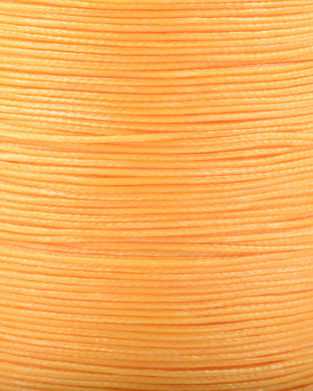 KONMAY Various Sizes and Colors of Braided Round Waxed Thread with Core for Leather Hand and Machine Sewing, Macrame, Jewelry Making