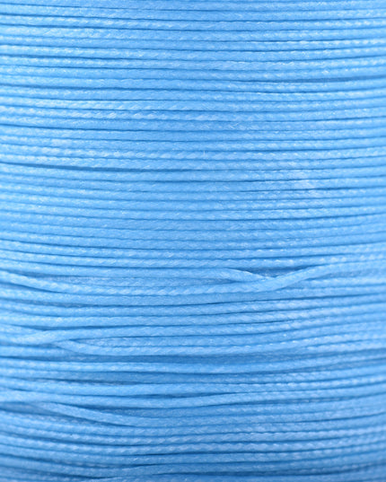 KONMAY Various Sizes and Colors of Braided Round Waxed Thread with Core for Leather Hand and Machine Sewing, Macrame, Jewelry Making