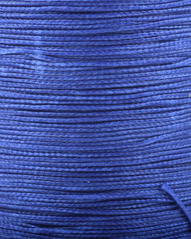 KONMAY Various Sizes and Colors of Braided Round Waxed Thread with Core for Leather Hand and Machine Sewing, Macrame, Jewelry Making