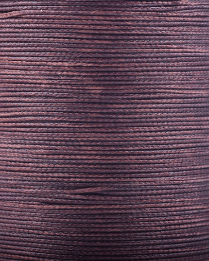 KONMAY Various Sizes and Colors of Braided Round Waxed Thread with Core for Leather Hand and Machine Sewing, Macrame, Jewelry Making
