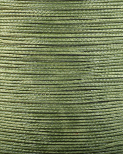 KONMAY Various Sizes and Colors of Braided Round Waxed Thread with Core for Leather Hand and Machine Sewing, Macrame, Jewelry Making
