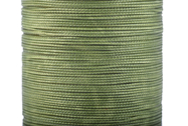 KONMAY Various Sizes and Colors of Braided Round Waxed Thread with Core for Leather Hand and Machine Sewing, Macrame, Jewelry Making