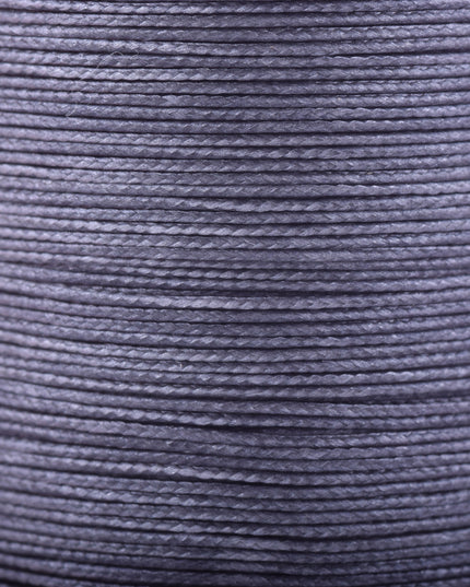 KONMAY Various Sizes and Colors of Braided Round Waxed Thread with Core for Leather Hand and Machine Sewing, Macrame, Jewelry Making
