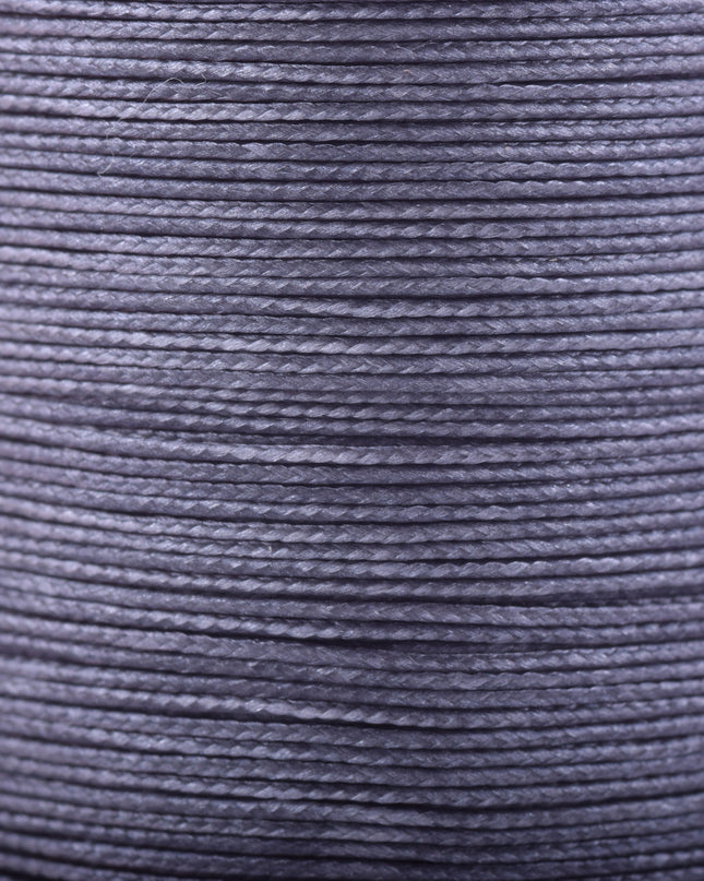 KONMAY Various Sizes and Colors of Braided Round Waxed Thread with Core for Leather Hand and Machine Sewing, Macrame, Jewelry Making