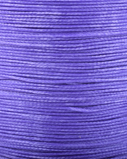 KONMAY Various Sizes and Colors of Braided Round Waxed Thread with Core for Leather Hand and Machine Sewing, Macrame, Jewelry Making