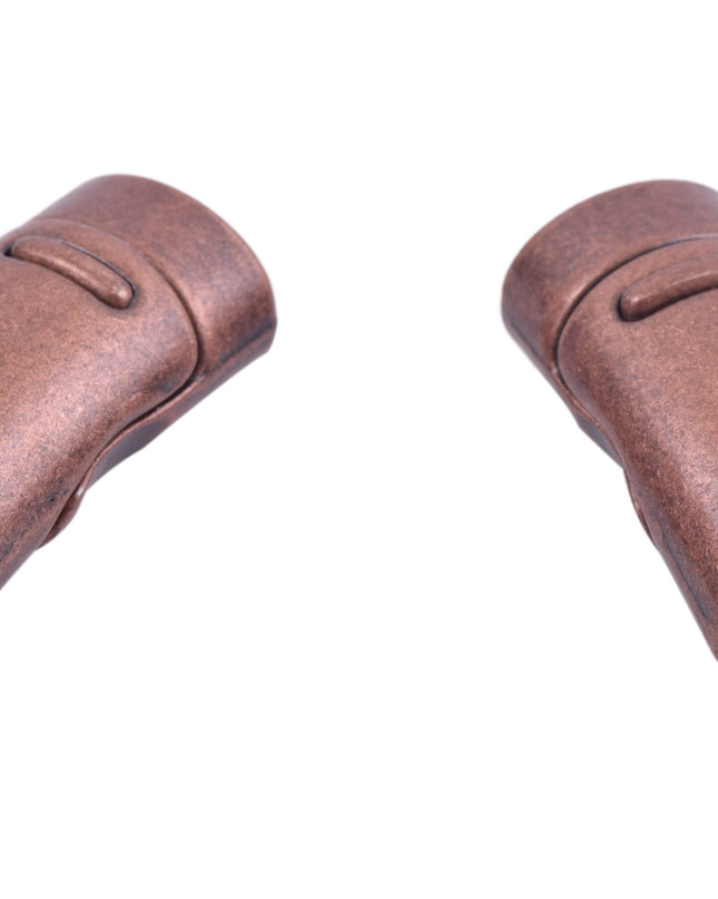 KONMAY 20 Sets 10.3x6.5mm Magnetic Clasp for Licorice Leather/Bracelet -1101