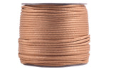 KONMAY 5 Rolls 2.0mm  Nylon Satin Silk Beading Cord, Rattail Cord, Macrame Beading String